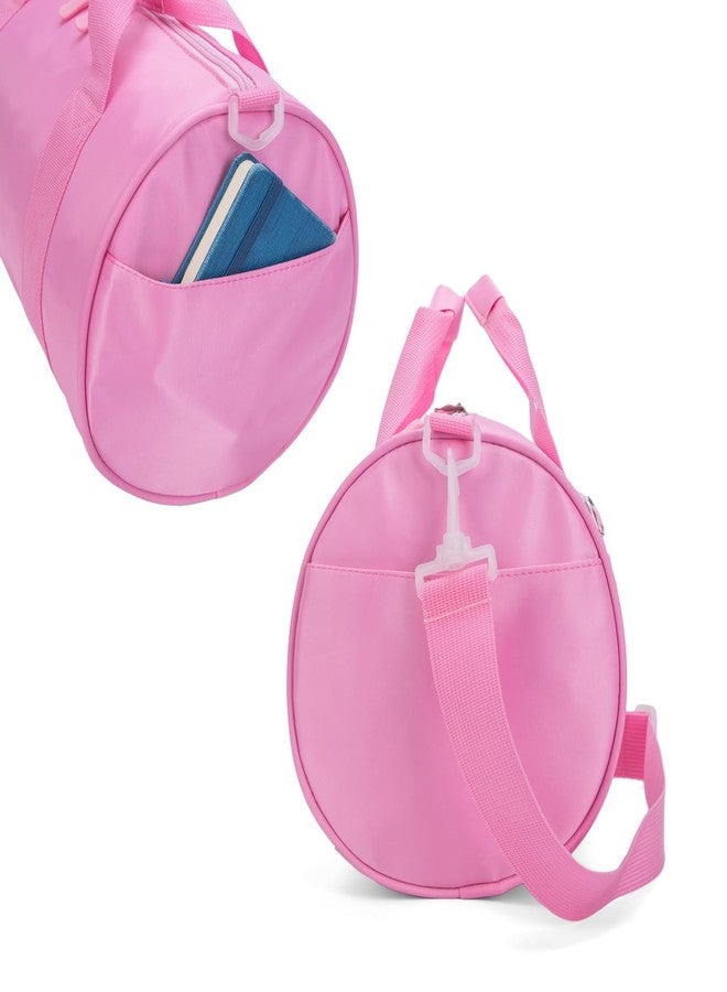 HawLander Toddler Dance Bag for Girls, Kids Duffle Bag for Gym, Ballet, Overnight Travel (Small, Pink) - Image 3